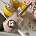 Louis Vuitton White Perforated Monogram Crossbody Bag With Pink Flower Accent And Mixed Straps #A50892