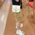 Louis Vuitton White Monogram Canvas Saddle Bag With Leather Straps And Buckle Detail #A50831
