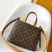 Louis Vuitton Monogram Canvas Tote Bag With Contrast Leather Handles size:25×19×11cm #A54070