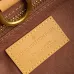 Louis Vuitton Monogram Canvas Tote Bag With Contrast Leather Handles size:25×19×11cm #A54070