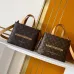 Louis Vuitton Monogram Canvas Tote Bag With Contrast Leather Handles size:25×19×11cm #A54070