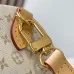 Louis Vuitton Mini Speedy Bag In Light Monogram Canvas With Leather Trim And Strap #A50833
