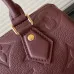 Louis Vuitton Speedy Bandoulière 20 – Burgundy Monogram Empreinte Leather with Gold-Tone Lock &amp; Chain Strap #A59170