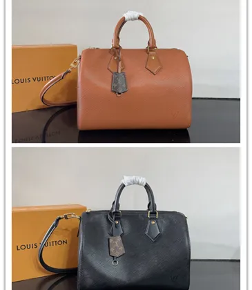 Brand L Speedy Bandoulière 25 (2 Colors) – Tan/Black Epi Leather with Gold-Tone Hardware & Monogram Tag #A59174 Brand L Speedy Bandoulière 25 (2 Colors) – Tan/Black Epi Leather with Gold-Tone Hardware & Monogram Tag #A59174