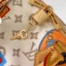 Louis Vuitton Monogram Canvas Speedy Bag With Colorful Patches And Leather Trim #A50839