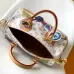 Louis Vuitton Monogram Canvas Speedy Bag With Colorful Patches And Leather Trim #A50839