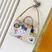 Louis Vuitton Monogram Canvas Speedy Bag With Colorful Patches And Leather Trim #A50839