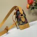 Louis Vuitton Colorful Damier Pattern Crossbody Bag With Branded Medallion Accent #A50434
