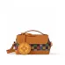 Louis Vuitton Colorful Damier Pattern Crossbody Bag With Branded Medallion Accent #A50434