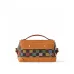 Louis Vuitton Colorful Damier Pattern Crossbody Bag With Branded Medallion Accent #A50434