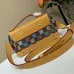 Louis Vuitton Colorful Damier Pattern Crossbody Bag With Branded Medallion Accent #A50434