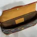 Louis Vuitton Colorful Damier Pattern Crossbody Bag With Branded Medallion Accent #A50434