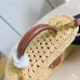 Louis Vuitton Crochet Straw Handbag With Leather Accents And Gold Hardware  size:19×11×6cm #A54069