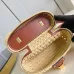Louis Vuitton Crochet Straw Handbag With Leather Accents And Gold Hardware  size:19×11×6cm #A54069