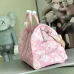 Louis Vuitton Pink Pixelated Pattern Duffle Bag With Multiple Pockets And Branded Strap #A50834
