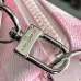 Louis Vuitton Pink Pixelated Pattern Duffle Bag With Multiple Pockets And Branded Strap #A50834
