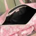 Louis Vuitton Pink Pixelated Pattern Duffle Bag With Multiple Pockets And Branded Strap #A50834