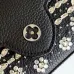 Louis Vuitton Women's Black Grained Leather Handbag with Crystal Embellishments &amp; Signature LV Logo M25934 #A57318