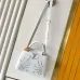 Louis Vuitton Women's White Grained Leather Handbag with Crystal Embellishments &amp; Signature LV Logo M25934 #A57317