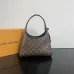 Louis Vuitton Monogram Canvas Hobo Bag With Lock Accent And Contrast Trim #A50430