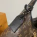 Louis Vuitton Monogram Canvas Hobo Bag With Lock Accent And Contrast Trim #A50430