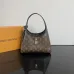 Louis Vuitton Monogram Canvas Hobo Bag With Lock Accent And Contrast Trim #A50430