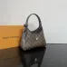 Louis Vuitton Monogram Canvas Hobo Bag With Lock Accent And Contrast Trim #A50430