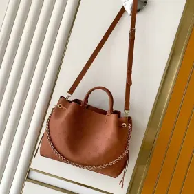 LV Bella Tote Monogram Leather Shoulder Bag 32×23×13cm #A65059