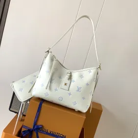 LV CarryAll PM Monogram Leather Shoulder Bag 29×24×12cm #A65056