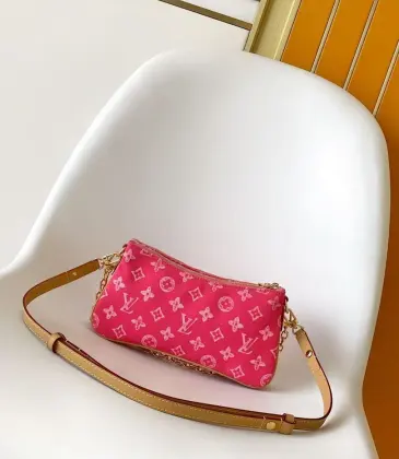 LV Original M14159 Liv Pochette | Pink Monogram Denim Underarm Bag 24×13×6.5 cm #A60257 LV Original M14159 Liv Pochette | Pink Monogram Denim Underarm Bag 24×13×6.5 cm #A60257