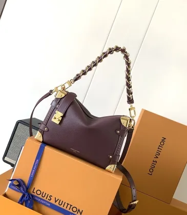 LV Side Trunk Leather Shoulder Bag M25669 16 x 8.5 x 23.5cm #A63870