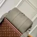 Louis Vuitton Olive Green Leather Messenger Bag With Branded Strap size:27×7×13cm #A53750