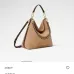Louis Vuitton Coussin Hobo Bag – Beige Grained Leather with Two-Tone Chain &amp; Monogram Strap #A59171
