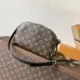 Chic Louis Vuitton Monogram Half - Moon Bag With Chain Strap For Timeless Elegance #A49948