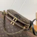 Chic Louis Vuitton Monogram Half - Moon Bag With Chain Strap For Timeless Elegance #A49948