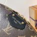 Chic Louis Vuitton Monogram Half - Moon Bag With Chain Strap For Timeless Elegance #A49948