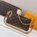 Louis Vuitton Liv Pochette Handbag (M83008) - Monogram Canvas, Detachable Chain/Strap, 24.5×13.5×6.5cm #A60000