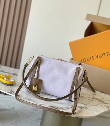  M27275 Express Mini Hobo Bag Pastel Purple Calfskin Monogram Trim Crossbody Handbag #A65978