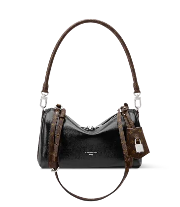  M27920 Express Mini Hobo Bag Glossy Leather Monogram Shoulder Handbag #A65976