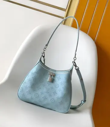  M28779 All Around Mahina Perforated Leather Shoulder Bag LV Lock Hardware Handbag #A65983