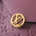 Louis Vuitton Mylockme Chain Wallet (3 Colors) – Burgundy/Black/Light Gray Monogram Empreinte Leather with Signature LV Lock #A59175