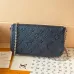 Louis Vuitton Pochette Metis Crossbody Bag – Iridescent Navy Monogram Empreinte Leather (Silver-Tone Chain Strap) #A58786