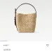 Louis Vuitton Straw Crossbody Bag With Monogram Pouch And Leather Strap size:16×18×12cm #A53374