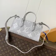 Louis Vuitton Embossed Monogram Handbag With Dual Carrying Options #A51595