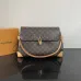 Louis Vuitton Monogram Canvas Handbag With Lock Detail And Classic Design #A51649
