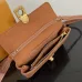 Louis Vuitton Leather Lock Bag With Adjustable Strap In Warm Tan #A51216