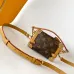 Louis Vuitton Classic Monogram Canvas Nano Bag with Leather Accents #A51003