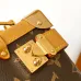 Louis Vuitton Classic Monogram Canvas Nano Bag with Leather Accents #A51003