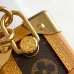 Louis Vuitton Classic Monogram Canvas Nano Bag with Leather Accents #A51003