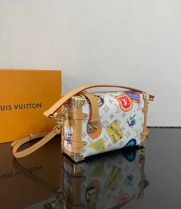 Louis Vuitton Trunk Bag With Colorful Patches And Classic Monogram Design #A50986
